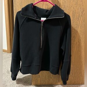 Womens Varley Milano ribbed quarter zip